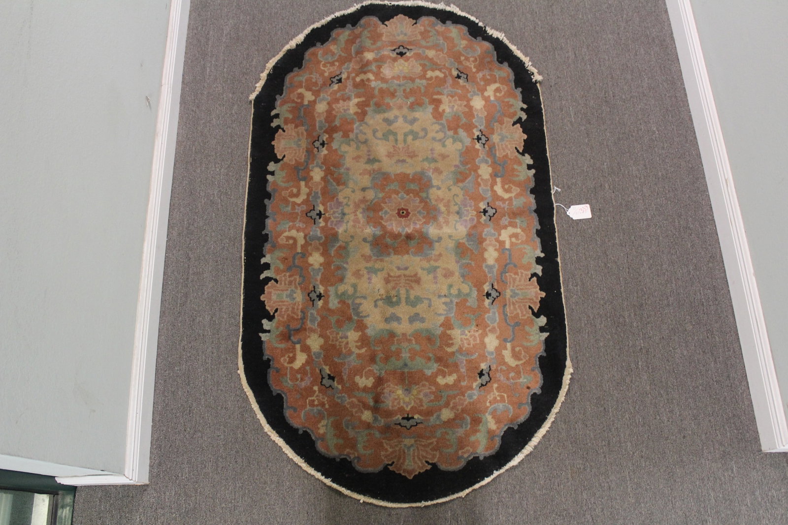 A Chinese Art Deco Nichols Rug: 3'1" x 5'5"