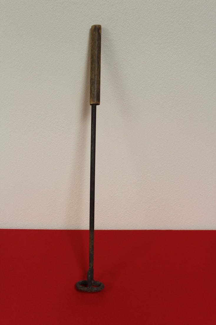 An Antique Branding Iron: 27 3/4" long