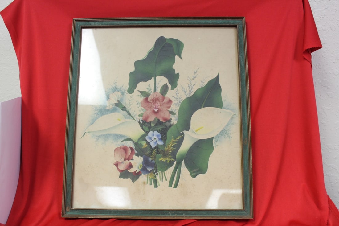 A Signed Watercolour or a Print: 14 3/8" x 16 3/8"