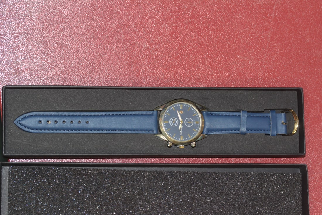 Chronographic Watch: appeared to be new - not tested to see if works or not