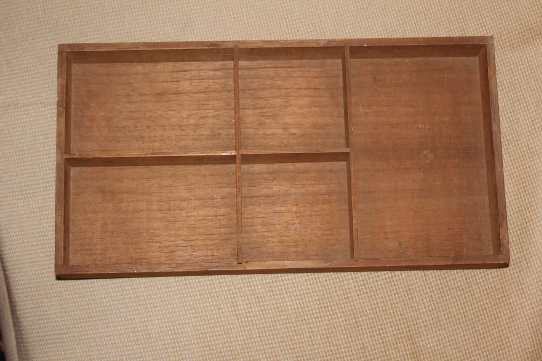 Wooden Tray: 13" x 6 3/4"