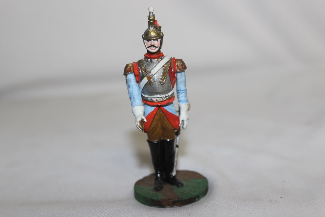 A Vintage Polychrome Lead Soldier: 3 1/8" tall