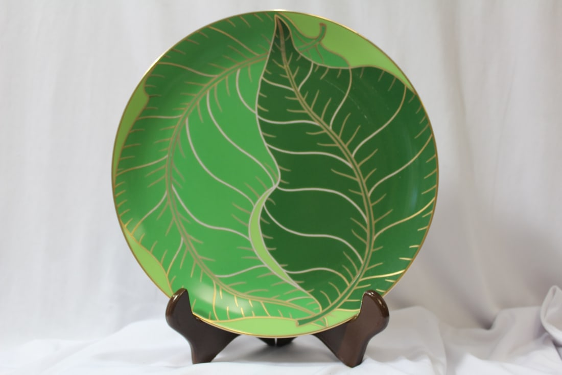 A Lynn Chase Plate: 10 3/4" in diameter
