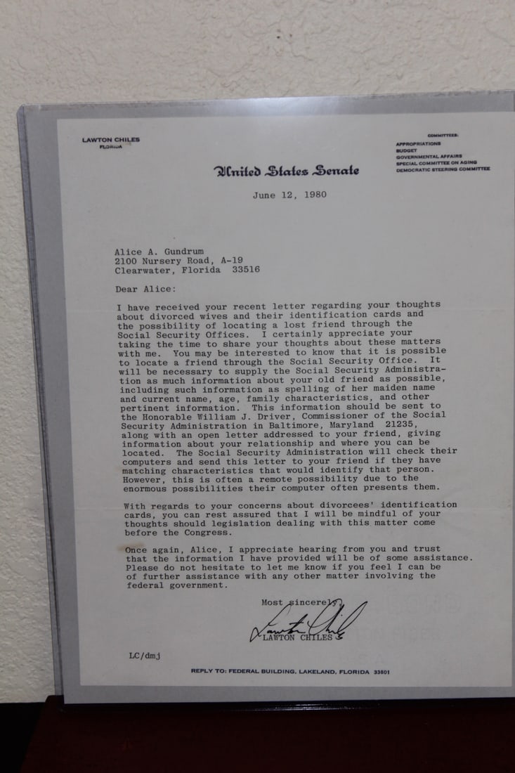 Two Signed Letters (1 of 4)