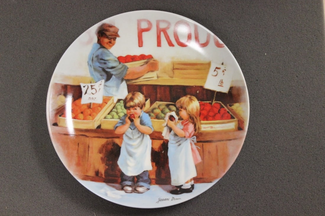 Collector's Plate "Fringe Benefits" (1 of 4)