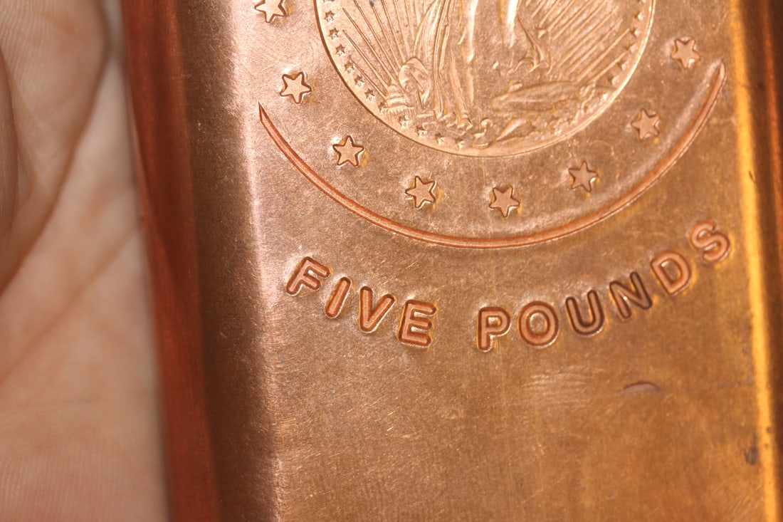 Five Pound Copper Bar - 2