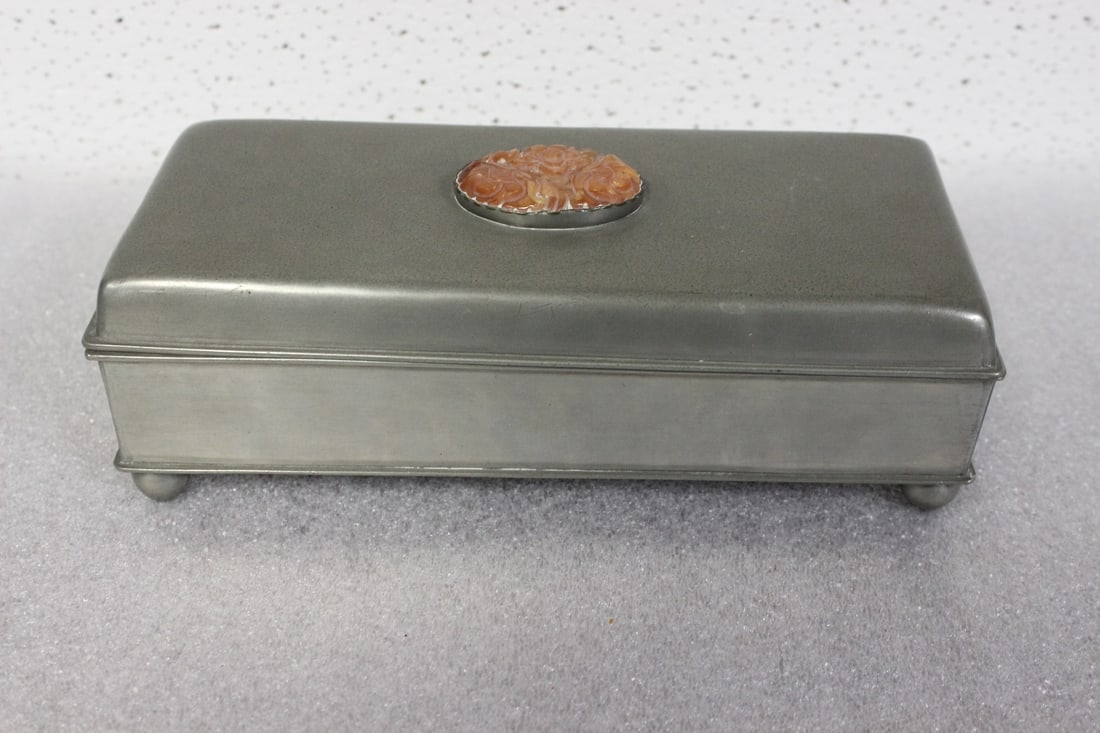 A Chinese Pewter Box (1 of 5)