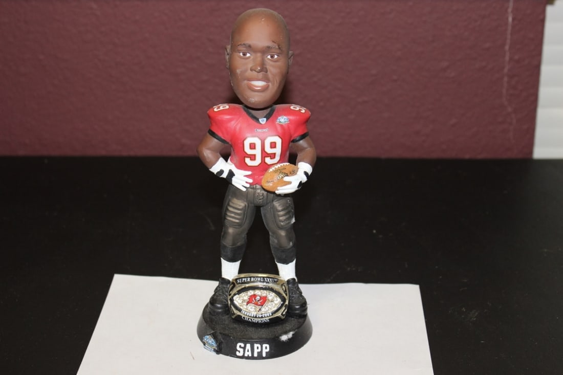 Buccaneers Bobble Head Figurine: Superbowl - Limited Edition - 8 1/2" tall