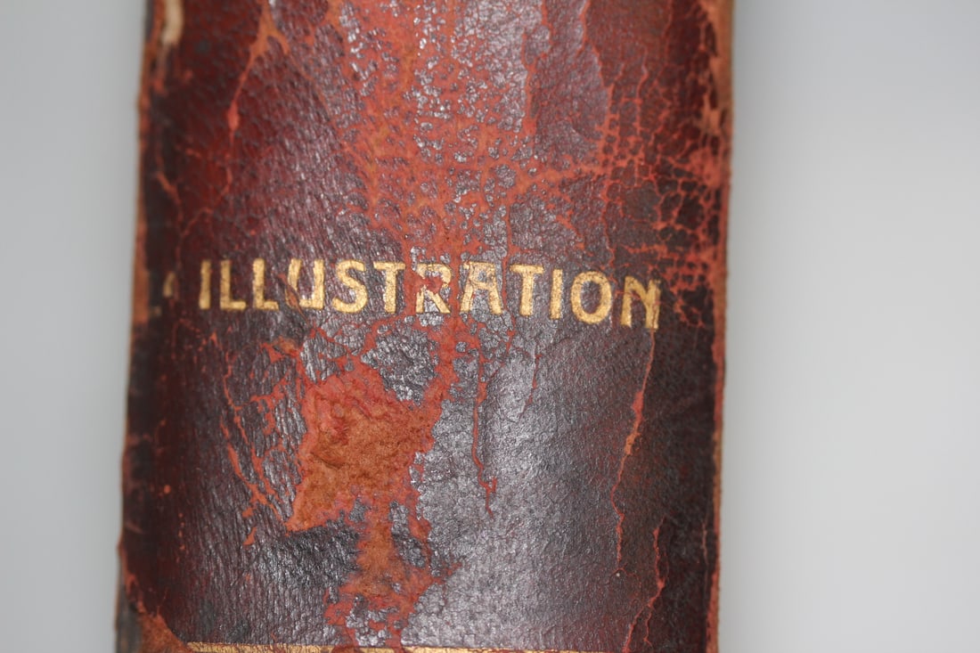 1910 French Illustration Hardcover Book (1 of 11)