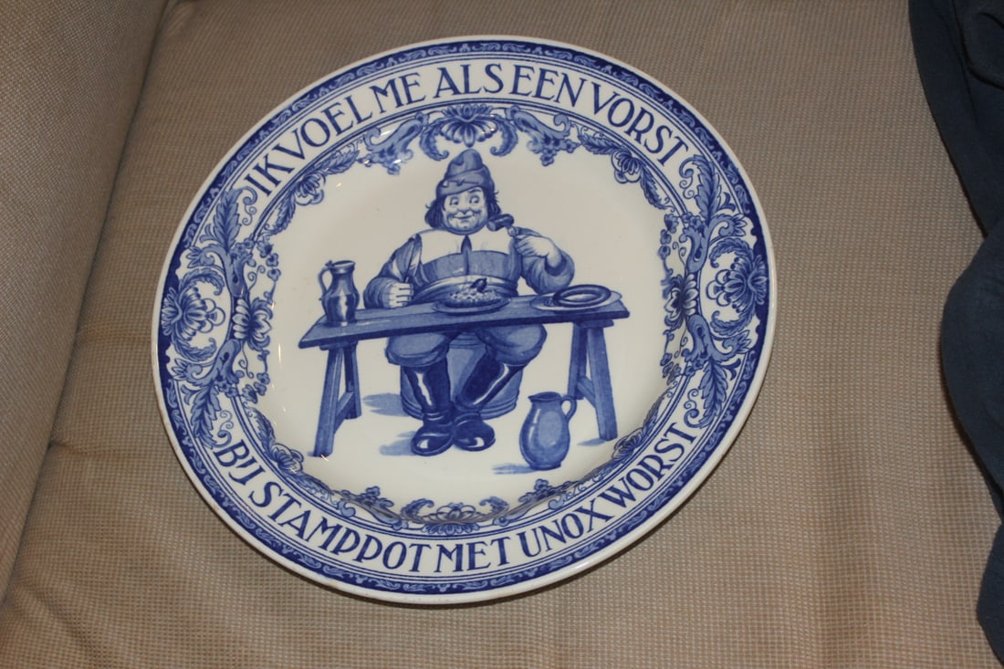 Delft Blue and White Charger: 13 1/2" in diameter - made in Holland