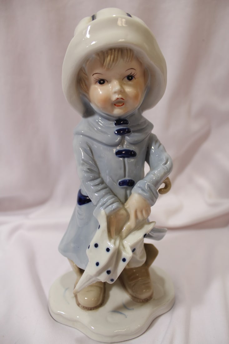 A Reproduction KPM Figurine: made in Korea - 9 3/4" tall