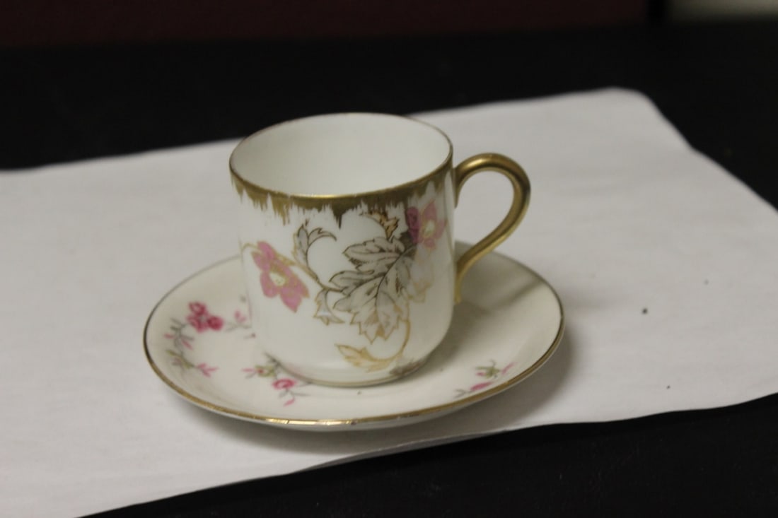 A Limoge Dematesse Cup And Saucer (1 of 4)