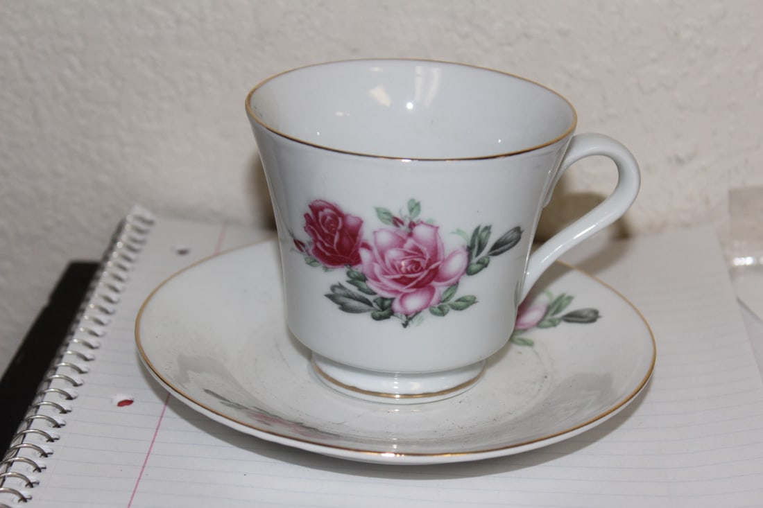 Chinese Cup and Saucer (1 of 5)