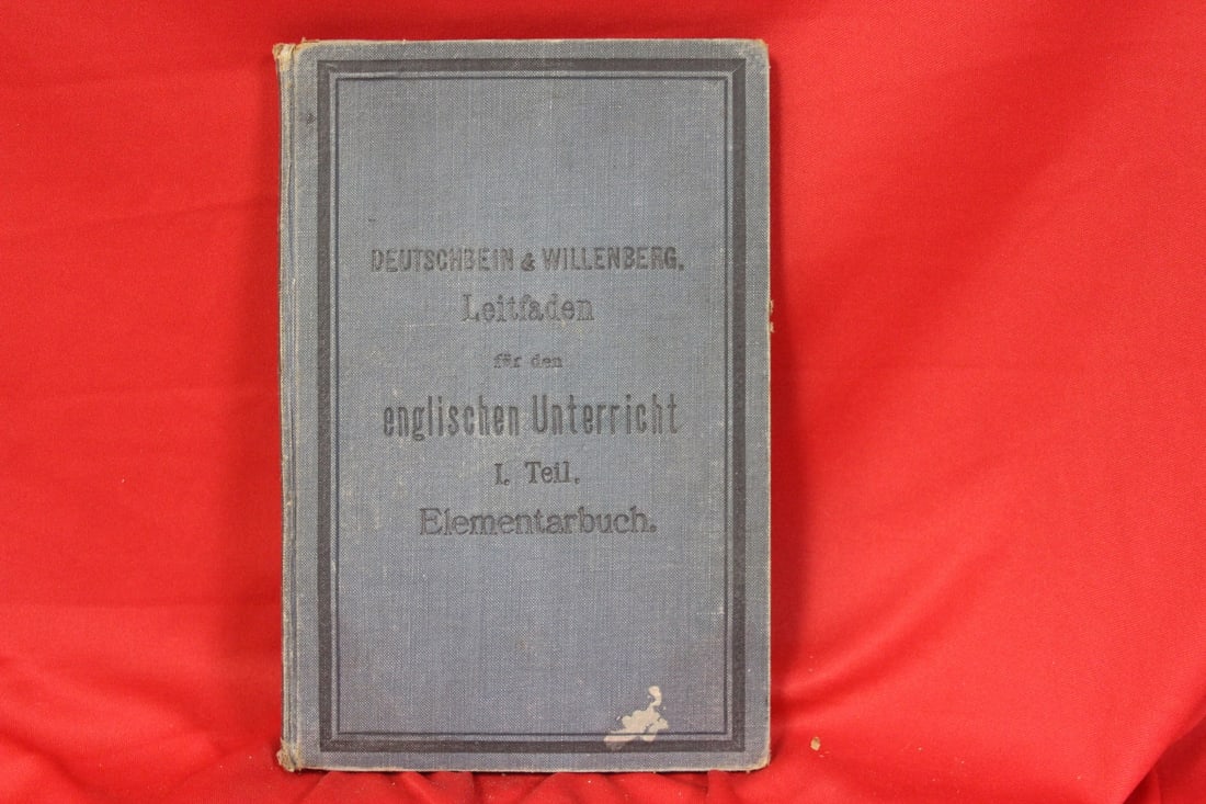 A Hardcover German Book: as shown