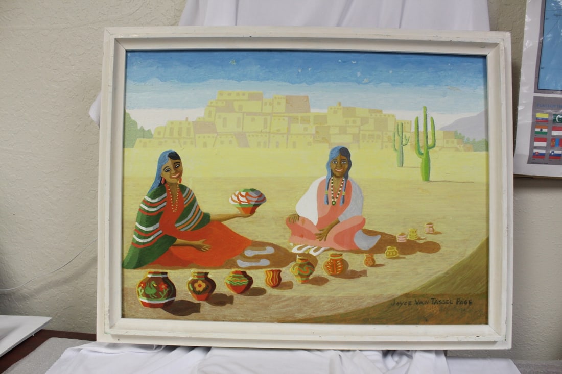 An Oil on Canvas by Joyce van Tessel Page (1 of 9)