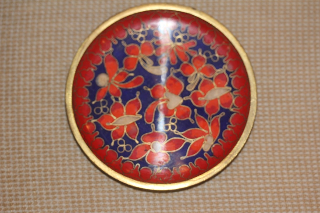 Chinese Cloisonne Dish