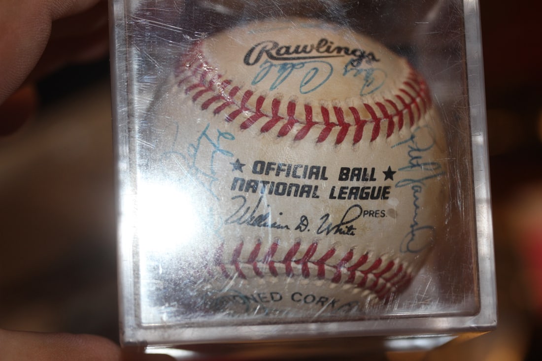 Players Signed Baseball (1 of 8)
