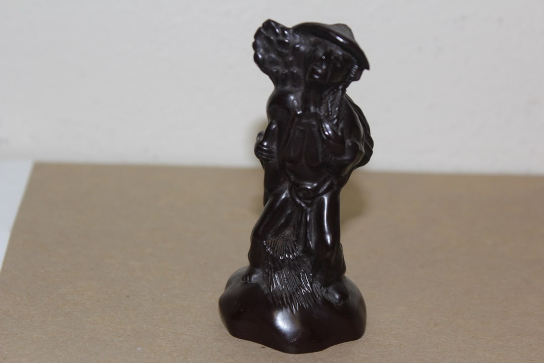A Composite Material Fisherman: most likely Chinese or Asian - 4" tall