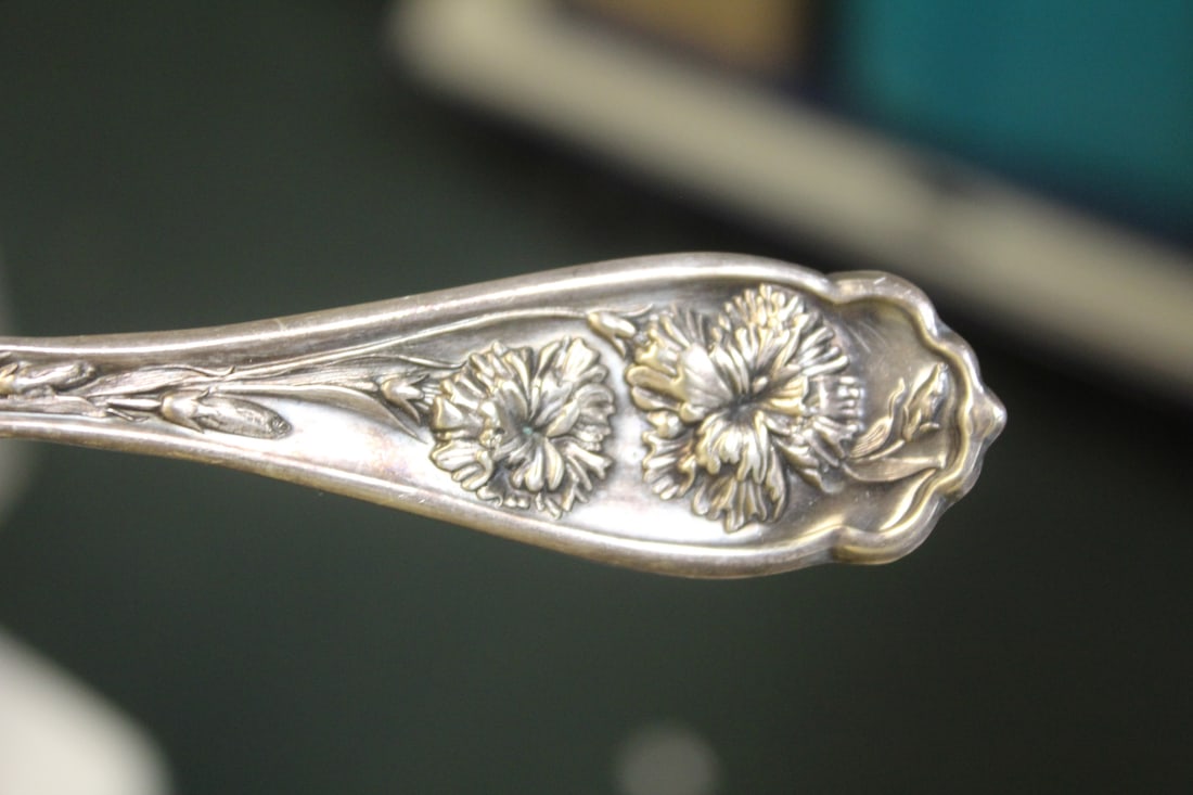 Ornate Silverplate Serving Spoon - 3