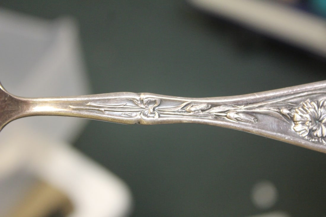 Ornate Silverplate Serving Spoon - 4