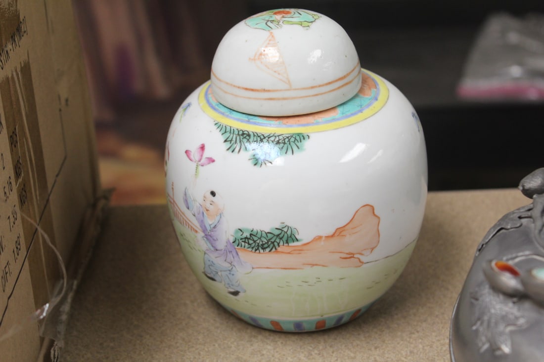 Antique Signed Chinese Ginger Jar - 2