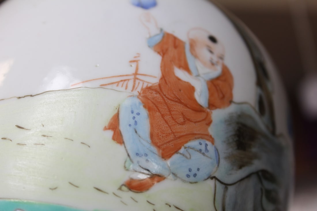 Antique Signed Chinese Ginger Jar - 7