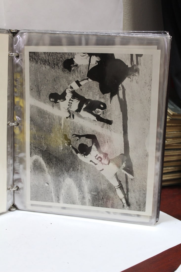 Photographs or Prints of Famous Athletes: some signed - some signatures are original, but some are justa xerox copy or not original signatures