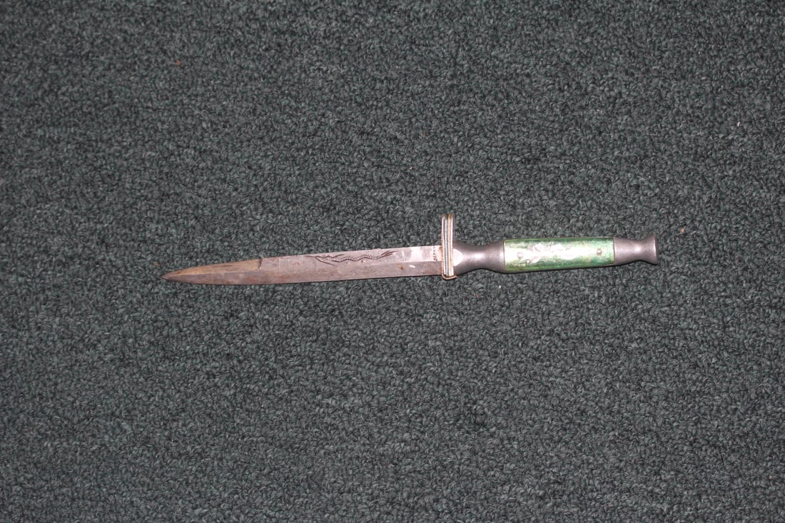 A Japanese Knife: 9 3/4" long