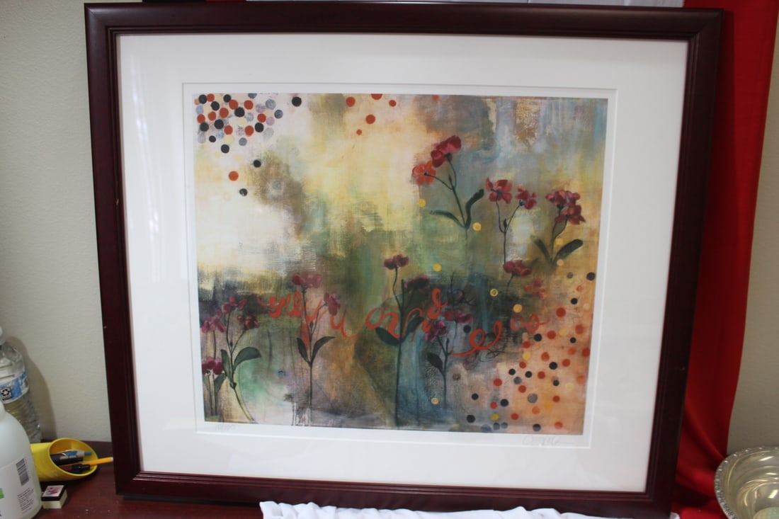 A Signed Seriograph: limited edition - overall= 28" x 24 3/4"