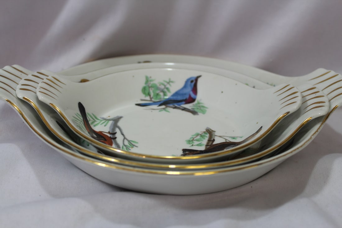 Set of 3 Le Faune Porcelain Plates/Trays (1 of 10)