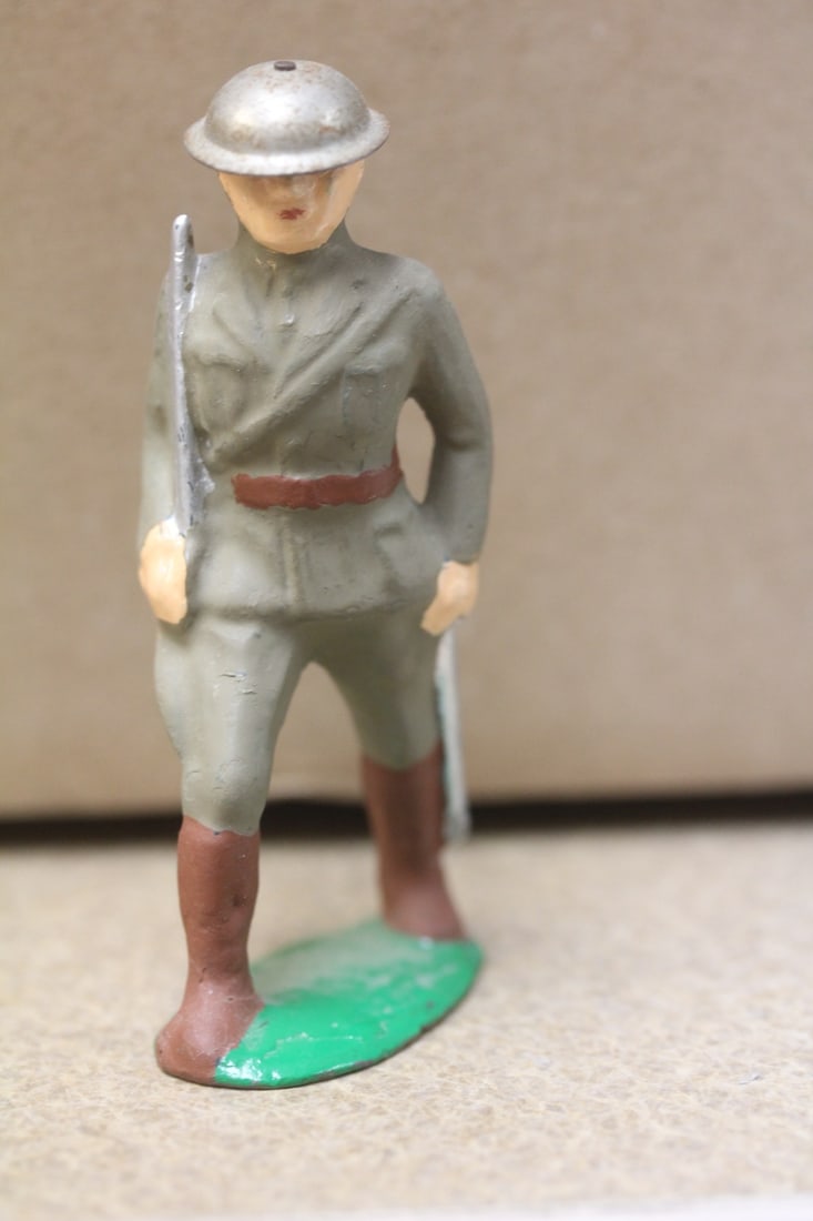 Lead Soldier: 3 3/8" tall