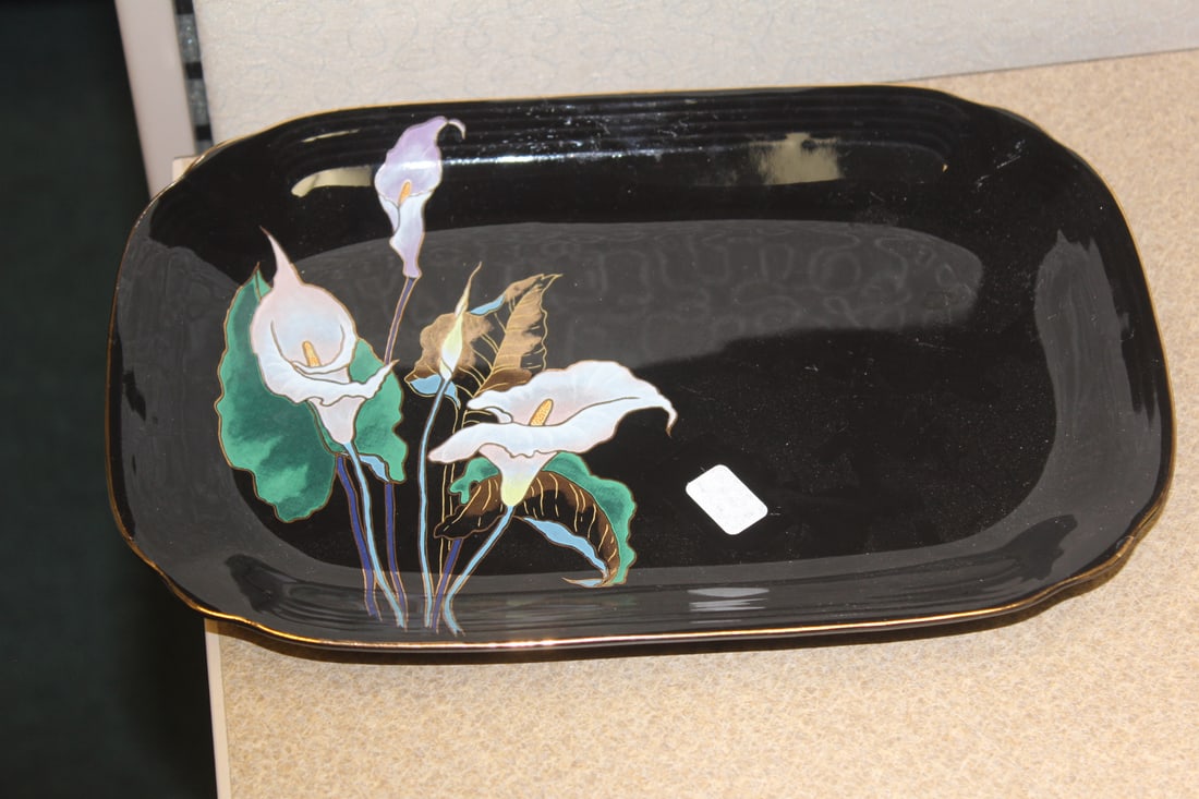 Signed Yamaji Japanese Rectangular Plate (1 of 5)