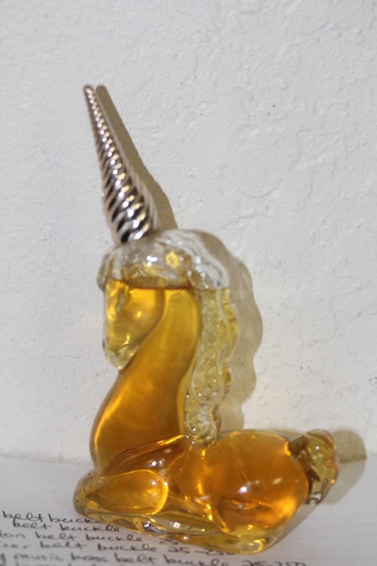 Unicorn Avon Timeless Cologne: appeared to be full - 5 3/4" tall