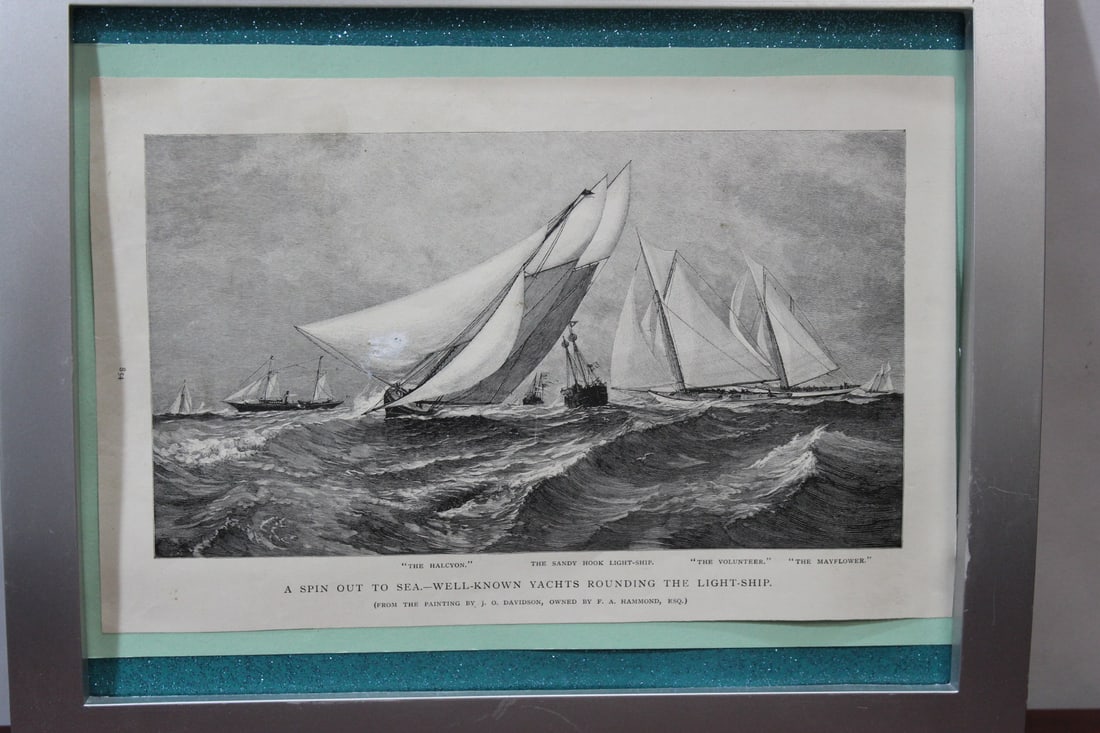 An Engraving Or A Print: framed, no glass - 10 3/8" x 8 1/2"