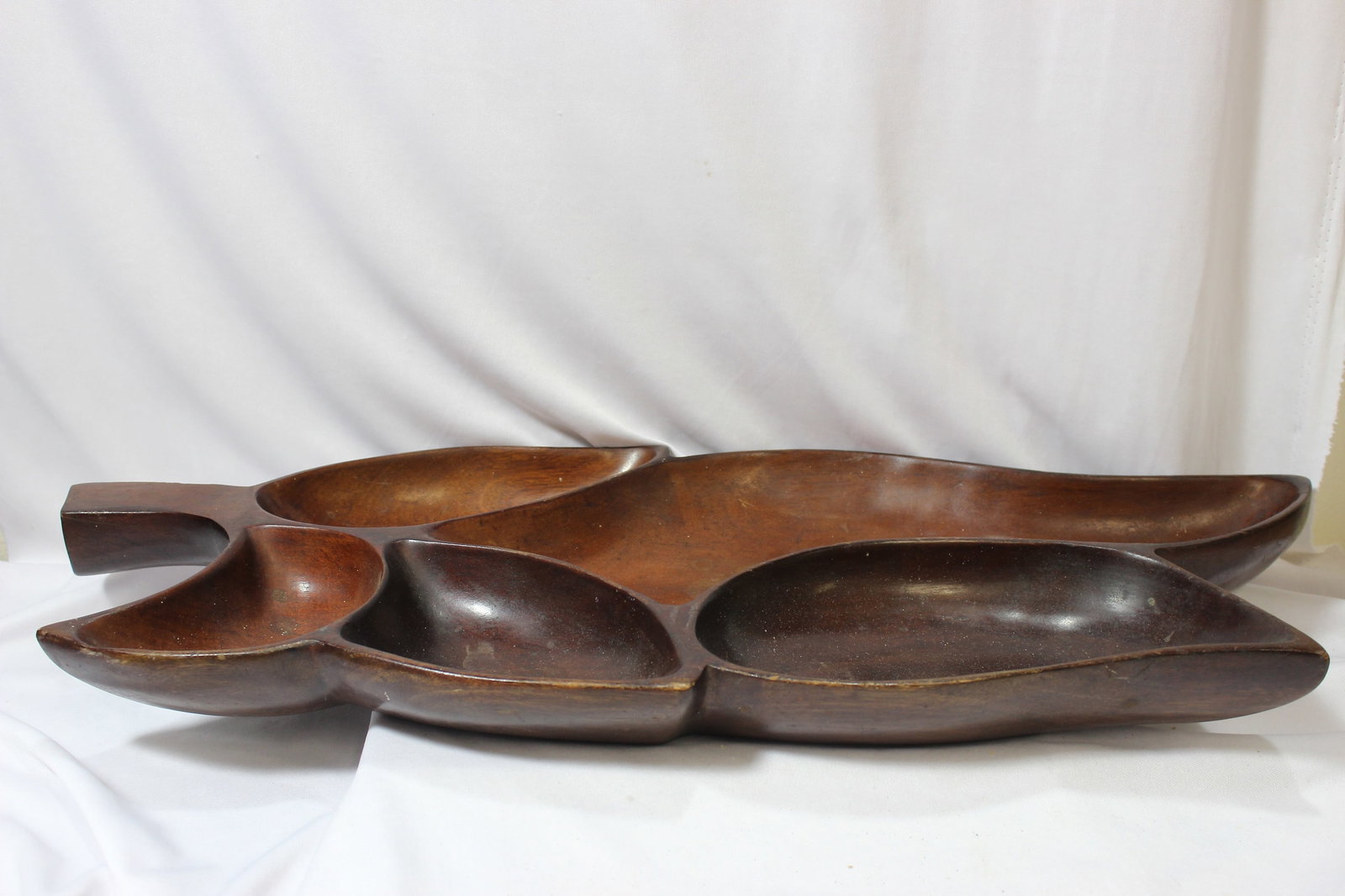 A Wood Fruit Holder: 24" long