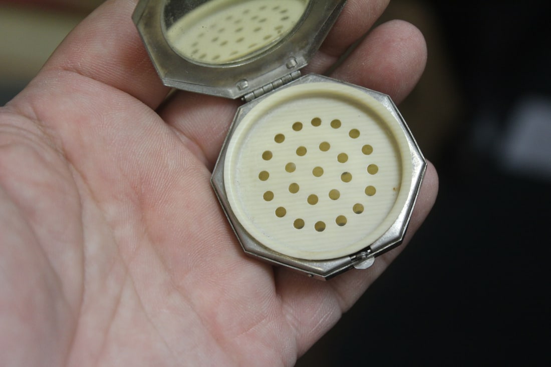 Small Antique Compact - 5