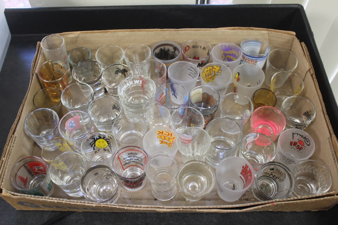 Lot of over 50 shot Glasses (1 of 7)