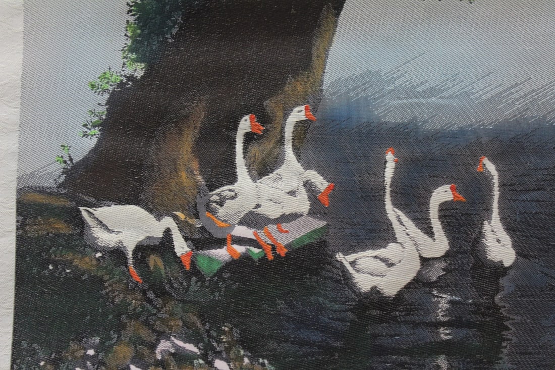 A Signed, Hand Painted Scroll - 10