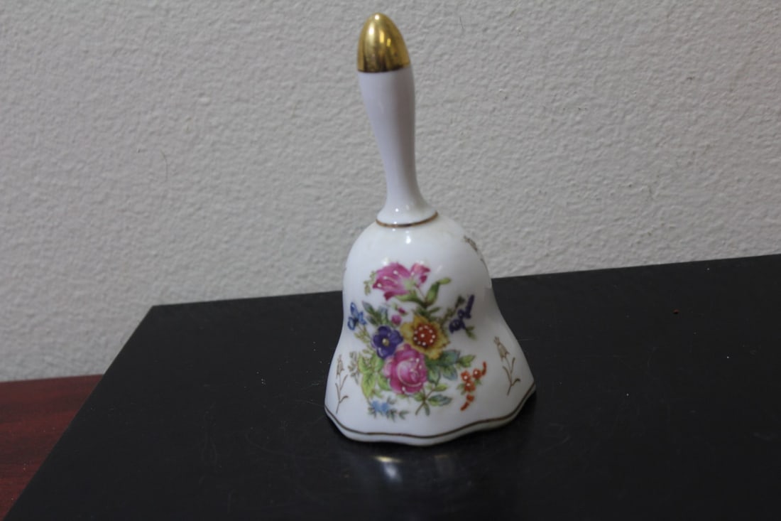 A Japanese Ceramic Bell: 5 1/2" tall