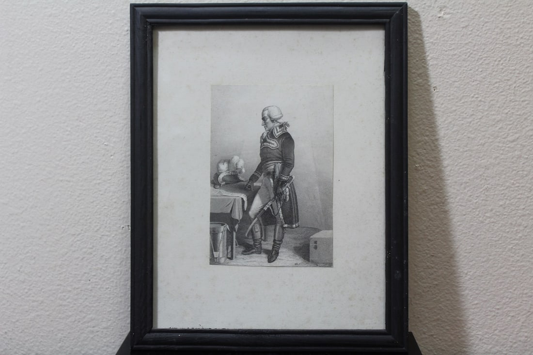 A Steel Engraving or Print: overall= 12" x 9 1/2"