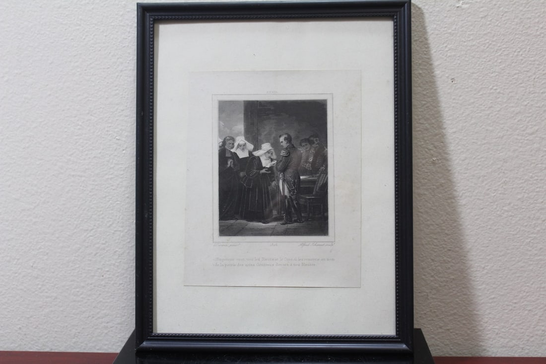A Steel Engraving or Print: overall= 11 1/4" x 9 1/4"