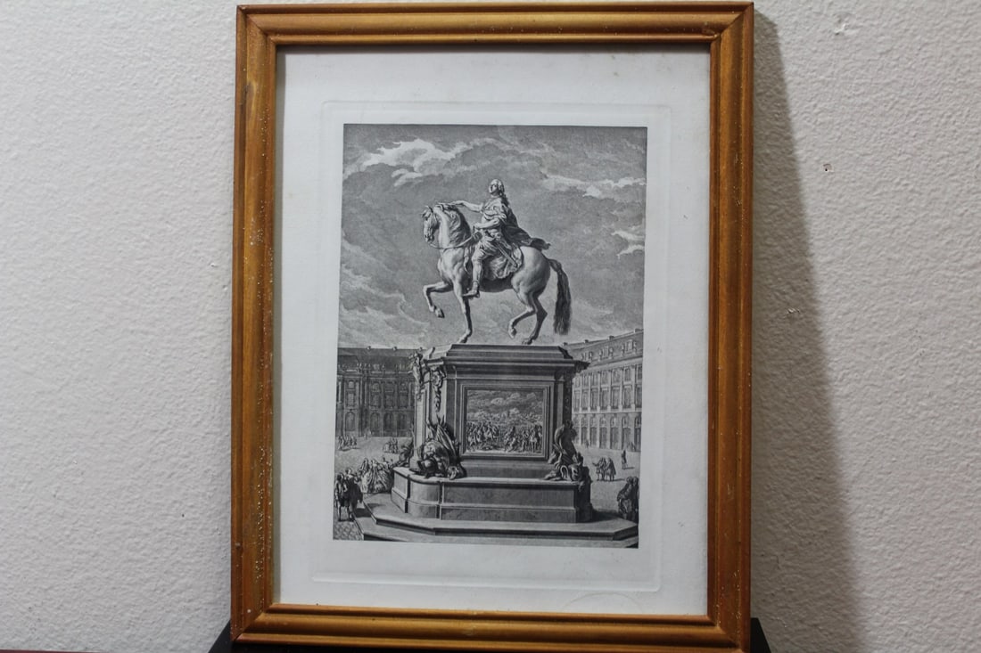 A Steel Engraving or Print: overall= 12" x 9 1/2"
