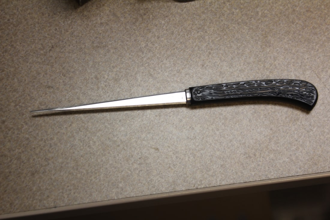 Vintage Japan Letter Opener: 8 1/4" long