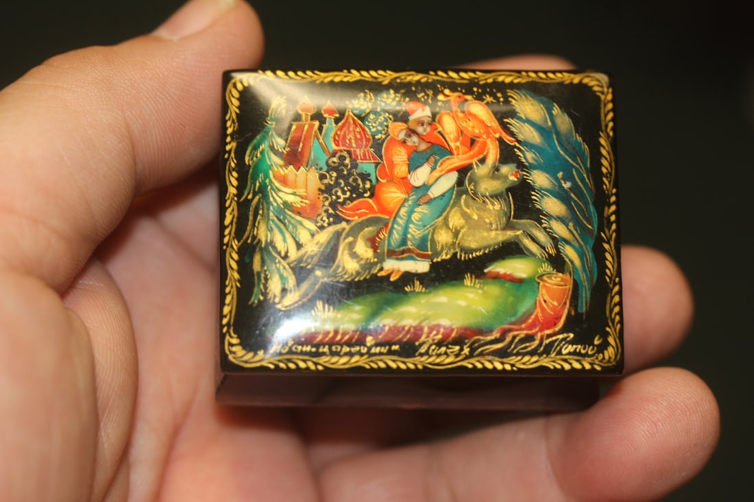 Russian Lacquer Trinket Box