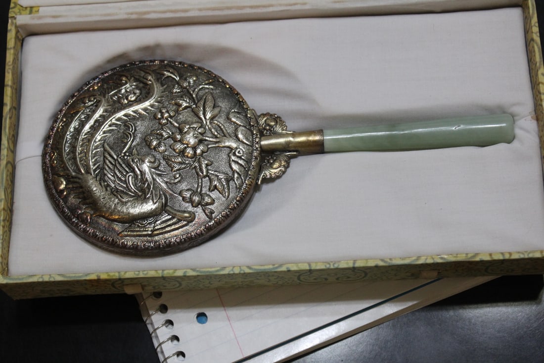Jade Handle Mirror - 2