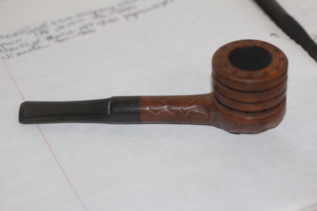 A Paul's Pal Smoking Tobacco Pipe: appeared to be never used - 5 1/2" long