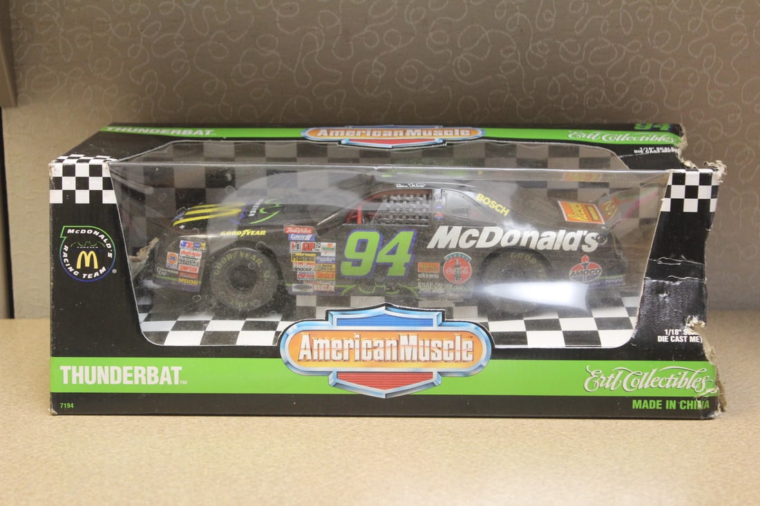 "94 McDonalds Die Cast Model Car: 1/18 scale - please note: box in bad shape as shown
