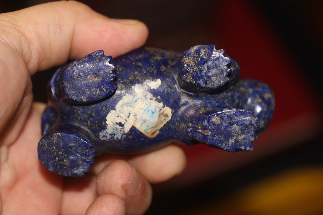 Lapis Lazuli Hippo Figurine - 6