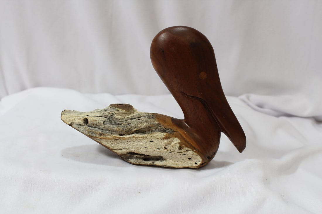 A Wooden Duck: 4 3/4" tall