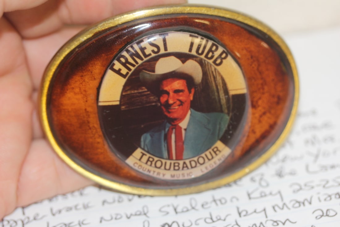 Ernest Tubb Belt Buckle: as shown